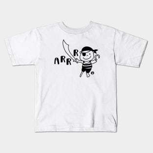 Cute Little Pirate Kids T-Shirt